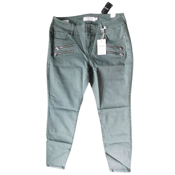 torrid Denim - Torrid Jegging - Super Stretch Olive Green 16